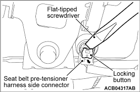 seat belts with pre tensioner