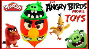 THE ANGRY BIRDS MOVIE Playdoh Egg with TOYS and #Angrybirds Characters! -  YouTube