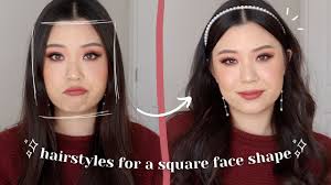 flattering hairstyles for a square face