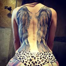 There are no rules you must obey when it comes to colors. 37 Good And Evil Angel Wings Tattoos