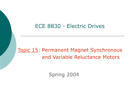 ppt ece 8830 electric drives