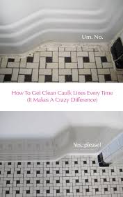Clean Vintage Bathroom Tiles Caulk