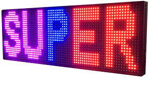 p10 smd full color scrolling led signs