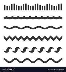 Seamless Wave Pattern Set Template