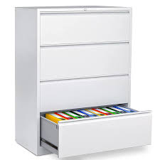 4 drawer lateral metal filing cabinet
