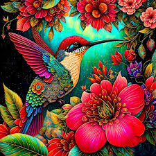 Art Bird Prints Hummingbird Print
