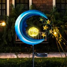 Getuscart Moon Solar Lights Outdoor