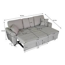 Color Linen Sofa Bed