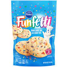 Funfetti Cookie Mix It Makes Sugar Cookies With Colorful Candy Bits  gambar png