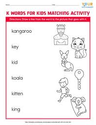 words that start with k for kids