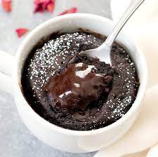 Flourless Chocolate Lava Mug Cake gambar png
