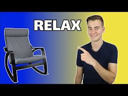 relax in this ikea rocking chair you