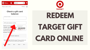 how to redeem target gift card