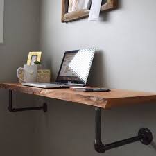 49 DIY Wall Mounted Desks Ideas Built with Pipe Simplified Building