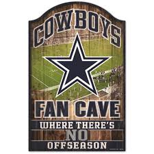 dallas cowboys nfl fan cave sign