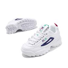 Details About Fila Disruptor Ii Premium White Blue Green Pink Women Chunky Platform Shoes