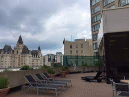 Outdoor Patio Area At Westin Ottawa