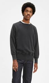 Aerie new love corded cropped crew sweatshirt. Levi S Vintage Clothing Bay Meadows Sweatshirt Schwarz Levi S De