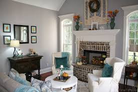 orange and teal fall decor finding
