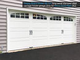 clopay long panel sted steel doors