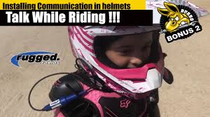 helmet communication from rugged radios