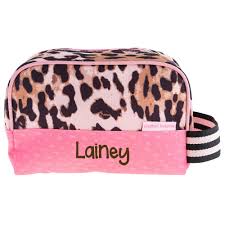 stephen joseph leopard kids toiletry bag