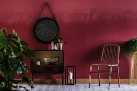 Home Interior Using Wine Colour