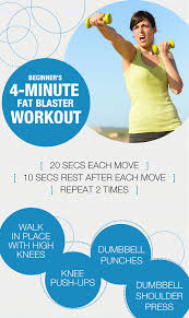 6 fat burning 4 minute workouts