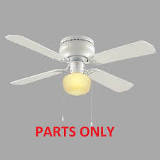 4 blade 1 light ceiling fan white parts