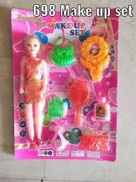 multicolor plastic 698 make up doll set