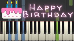 happy birthday to you piano tutorial