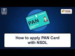 how to apply pan card with nsdl you