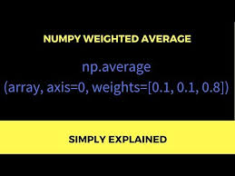 numpy array in python