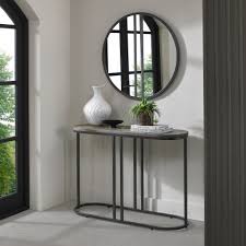 Monet Silver Grey Console Table Home