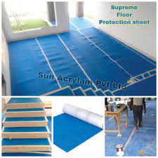 plastic supreme floor protection sheet