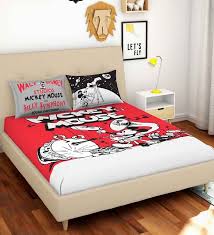Mickey Mouse Themed Double Bedsheet