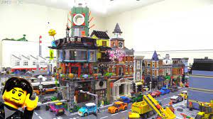 LEGO Ninjago City set & Modular Buildings together in a city! - YouTube
