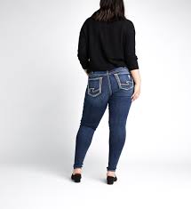 Suki Mid Rise Skinny Leg Jeans Plus Size