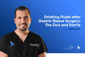drinking fluids after gastric sleeve