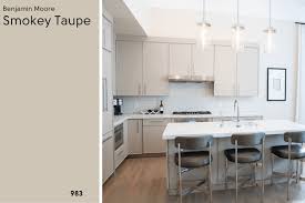 Smokey Taupe On Kitchen Cabinets