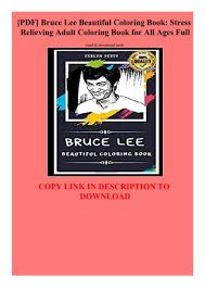 As a kid martial arts and bodybuilding were his only preoccupation, studies didn't interest him. Pdf Bruce Lee Beautiful Coloring Book Stress Relieving Adult Coloring Book For All Ages Full Flip Ebook Pages 1 3 Anyflip Anyflip