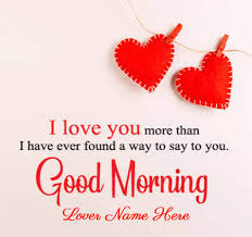 good morning love es good morning