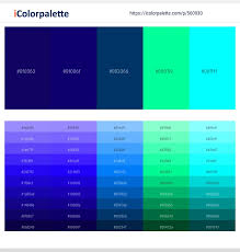 color schemes with navy and aqua color