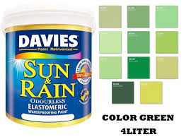 Davies Sun And Rain Colors Green Paint