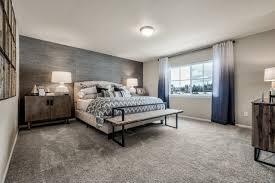 blue bedroom with carpet ideas