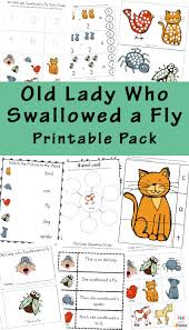 You can find everything from colouring sheets to word mats to powerpoints. Old Lady Who Swallowed A Fly Activities Fun With Mama