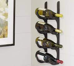 Wall Mount 4 Bottle Wine Storage