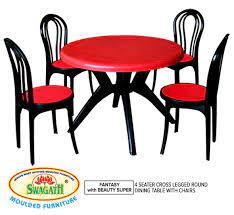 Shop from the world's largest selection and best deals for unbranded home office/study plastic chairs. Plastic Round Table Chairs Uma Plastics Limited Id 6219669862