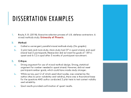 Not sure what makes a good, solid thesis? Mixed Methods Focus On Dissertations Ppt Download