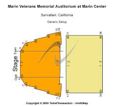 Marin Veterans Memorial Auditorium Seating Chart
